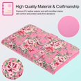 thumbnail image 2 of 2 Pieces Business Card Holder Book Floral Pattern PU Leather Name Card Organizer Book for ID Credit Cards Protector Name ID Card Holder Business Card File for Home Office Use, Can Hold Up to 192 Cards, 2 of 7