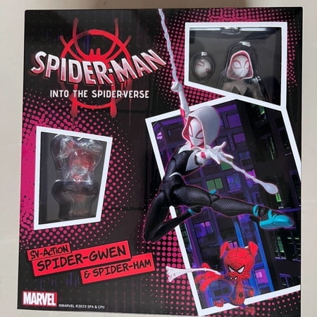 Spider Gewen Ham Action Figure Model Movable Box Set, 15cm PVC