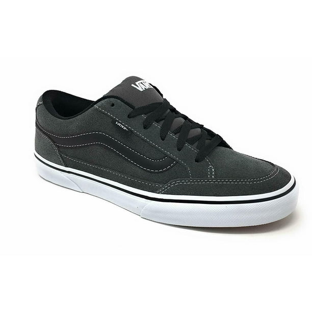 Vans Vans Bearcat Charcoal/White/Black Men's Classic Skate Shoes Size