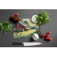 thumbnail image 3 of Carolines Treasures DAC7651LCB 15 x 12 in. Chicken Coop At Dawn Glass Cutting Board, 3 of 5