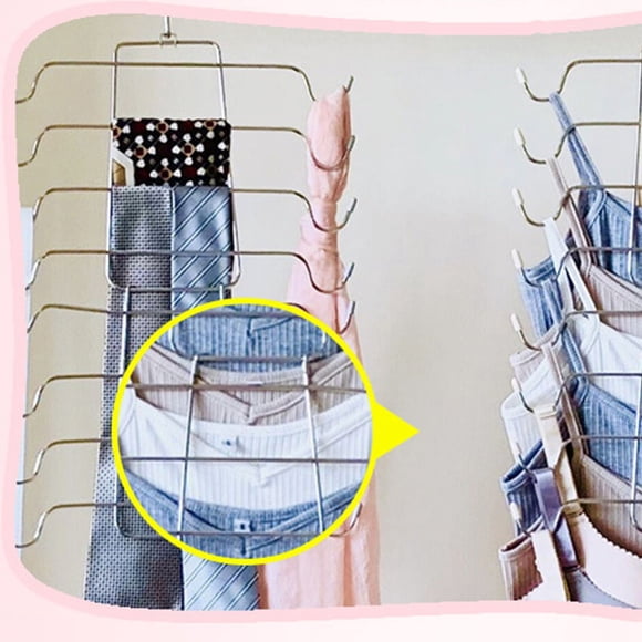 Perchero para ropa interior de varias capas, percha para secado de ropa interior de varias capas, percha para ropa de varias capas, probada profesionalmente