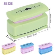 4Pcs Edge Paper Punch for DIY Projects Craft Border Puncher Cutting Edge Paper Punch Set Paper Border Punch 4 Different Punch Patterns Durable for Scrapbooking (Random Color)