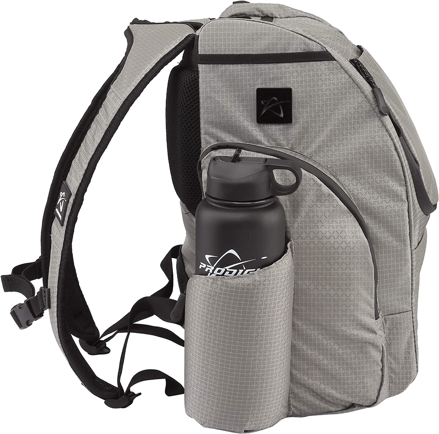 Prodigy Disc BP-2 V3 Disc Golf Backpack | Frisbee Golf Bag with 26+ Disc Capacity Plus Extra Storage | Pro Quality Disc Golf Bag Backpack | Tear and Water Resistant | Large Disc Golf Bag (Gray)