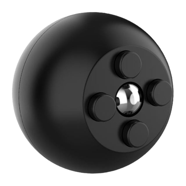 Juguete de descompresión ABS, mini rompecabezas para aliviar el estrés, juguete educativo. Negro Negro