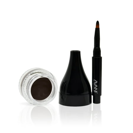 Avani Dead Sea Cosmetics Gel Liner, Dark Brown, 0.18 Oz