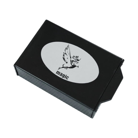 Magic Trick Prop Set with Appearing Sponge Heart Illusion Black Box for Beginner Magicians Portable Stage Performance Kit for Parties and Family Gatherings Black