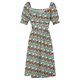 thumbnail image 5 of Vestido de manga corta con patrón de helado ropa de mujer novedades de verano 2025 falda de verano para mujer vestido suelto para mujer, 5 of 7
