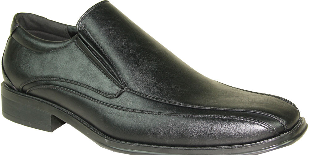 BRAVO Men Dress Shoe MILANO-7 Classic Loafer with Double Runner Square Toe and Leather Lining - image 1 of 7
