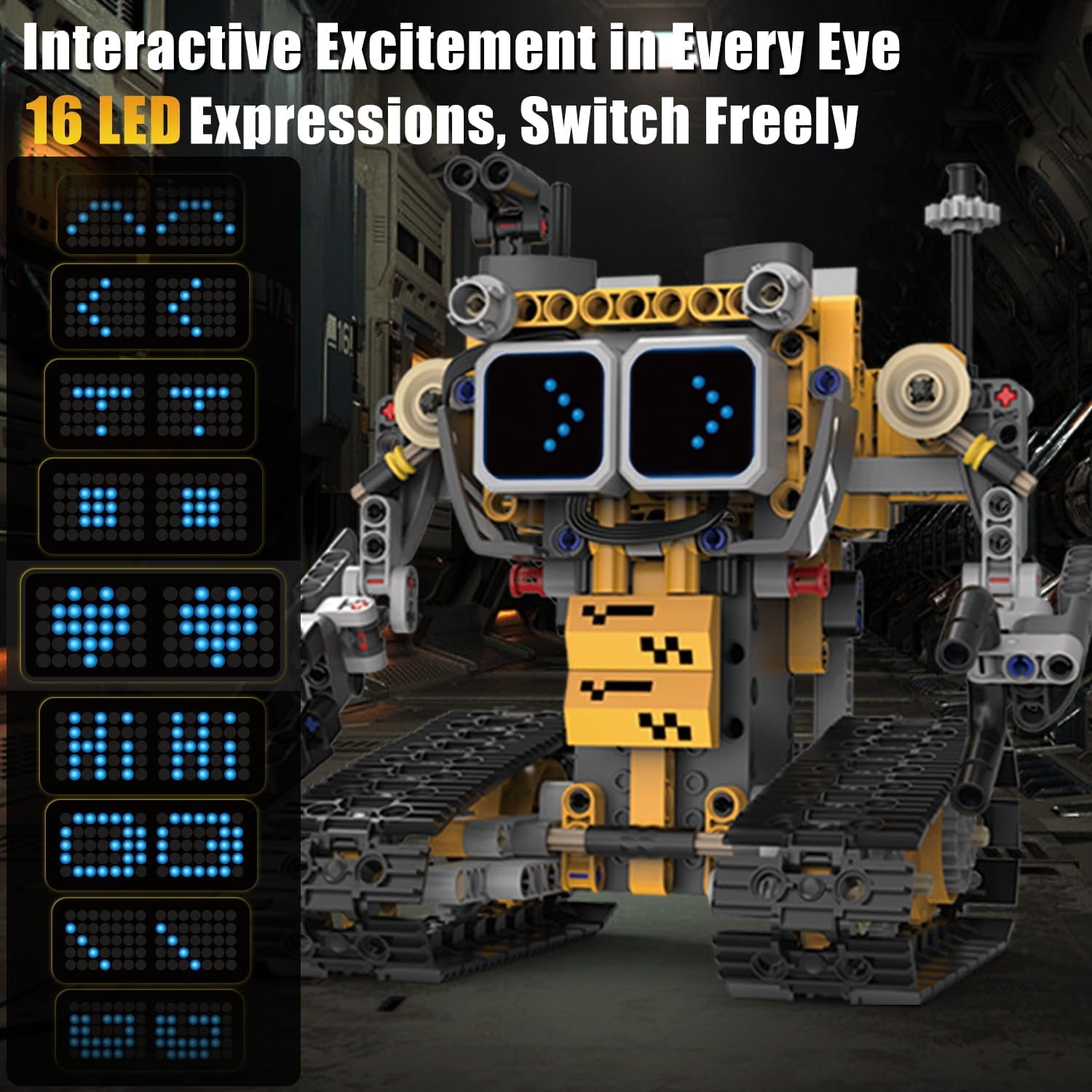 STEM Robot Building Kit, 5-in-1 Remote Control Building Toys Kit,Chirstmas Birthday Gift for Boys Ages 8 9 10 11 12 13 14