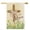 -, variant on Easter Cross House Flag 28 x 40 Double Sided,Religious Cross He is Risen with Narcissus Yard Flags for Outdoor,Holiday Decorative House Flag,Seasonal Decor for Spring Farmhouse
