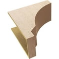 thumbnail image 6 of 11"W x 22"D x 22"H Classic Moab Rough Cedar Woodgrain TimberThane Corbel, Primed Tan, 6 of 6