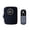 Heated wristband in black with remote control, variant on CNV Dynamic EMS Joint Vitalizer with Integrated Heat, Portable 8-Mode Pulse Massager for Wrist Elbow and Knee Conditioning, Wireless Remote, Space Black