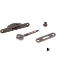 thumbnail image 1 of Cabinet Door Lock Set Key Clock China Placement Style Antique Jewlery W5U9, 1 of 6