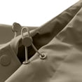 thumbnail image 6 of LYSMORA Men's Hooded Windbreaker Jacket Zip‑Snap Closure Long Sleeve Utility Rain Coat with Drawstring Hood Relaxed Fit Outerwear for Winter Outdoor, 6 of 7