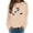 Khaki, variant on Halloween Sweatshirt for Women Crewneck Lightweight Sweaters for Women Plus Spooky Season Spooky Boo Ghost Graphic Sweater Pullover Fall Basic Tops Halloweens Clothes