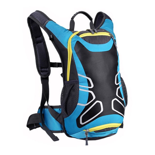 Sac à Dos de Vélo Imperméable 15 L Sac d'Eau pour Vélo de Montagne nylon Cyclisme Randonnée camping Course Hydratation Sac à Dos pour Hommes et Femmes