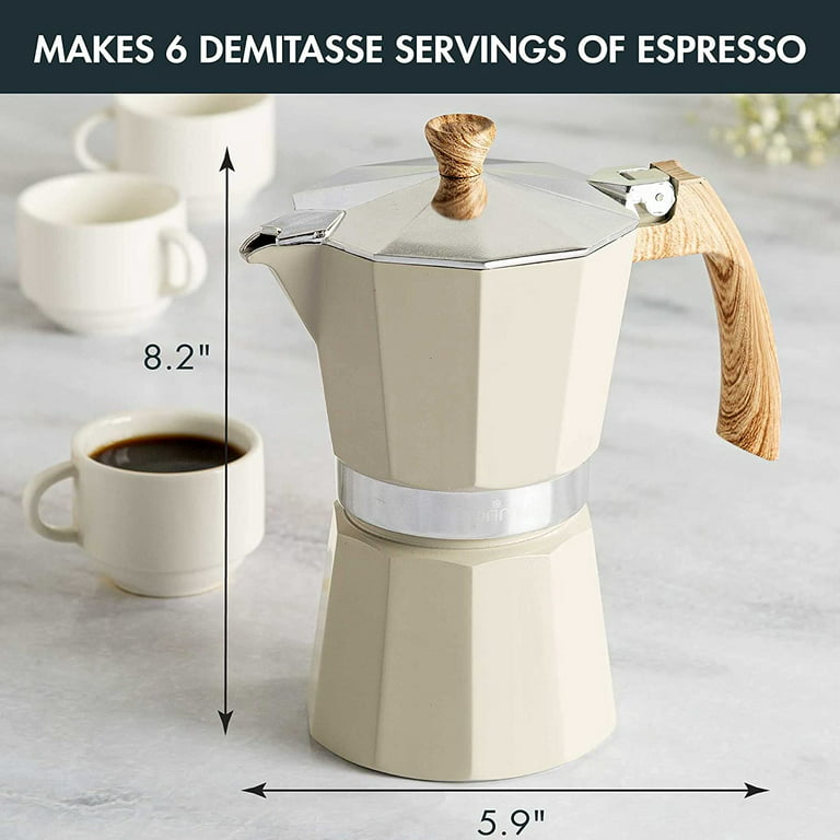 Primula Stovetop Espresso Maker, 1-12 Cup, Italian Style Moka Café Brewing