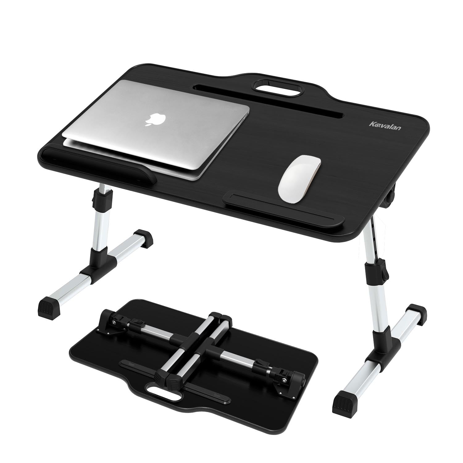 Laptop Desk Bed Tray Table, Height & Angle Adjustable Sit and Stand