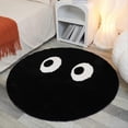 thumbnail image 2 of Cartoon Round Carpet Household Non-Slip Water-Absorbent Carpet,D, 2 of 5