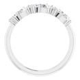 thumbnail image 4 of Pompeii 1 1/3CtPear Shaped Diamond Anniversary Band 14k Gold Lab Grown (G/H,VS2-SI1), 4 of 6