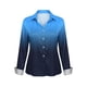 thumbnail image 5 of TaTaai Womens Ombre Gradient Satin Shirt Long Sleeve Button Down Collar Blouse Silky Open Front Loose Fit Evening Top Gift, 5 of 5