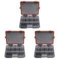 thumbnail image 1 of Caja Pesca Portátil Cebo Impermeable Cajas Anzuelos Herramienta Pesca (trompeta Roja), 1 of 5