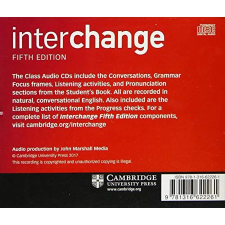 Interchange Level 1 Class Audio CDs 　　　5th edition
