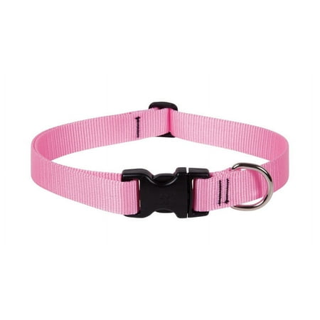 UPC: 0746889575535 | LupinePet Basic Solids Pink Pink Nylon Dog Adjustable Collar