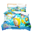 thumbnail image 4 of New eggy party Digital Printing Sanding Bedding Four-piece Set Three-piece Set eggy party Bed Sheet, 4 of 6