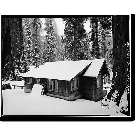 Historic Print, Giant Forest Lodge Historic District, Cabin No. 22, Three Rivers vicinity, Tulare County, CA - 4, 16" x 20"