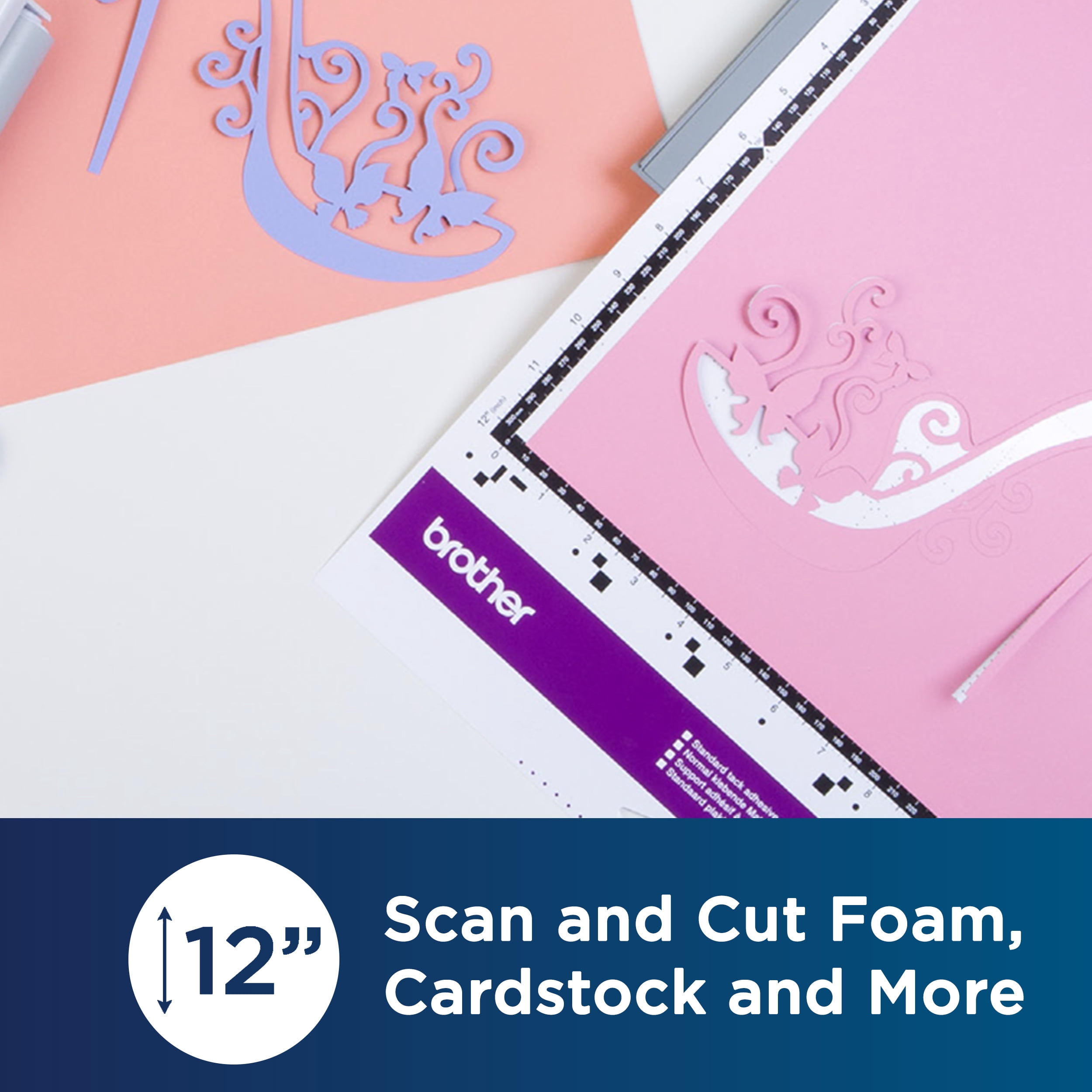 Brother ScanNCut2 CAMATSTD 12 in x 12 in Standard Adhesive Mat