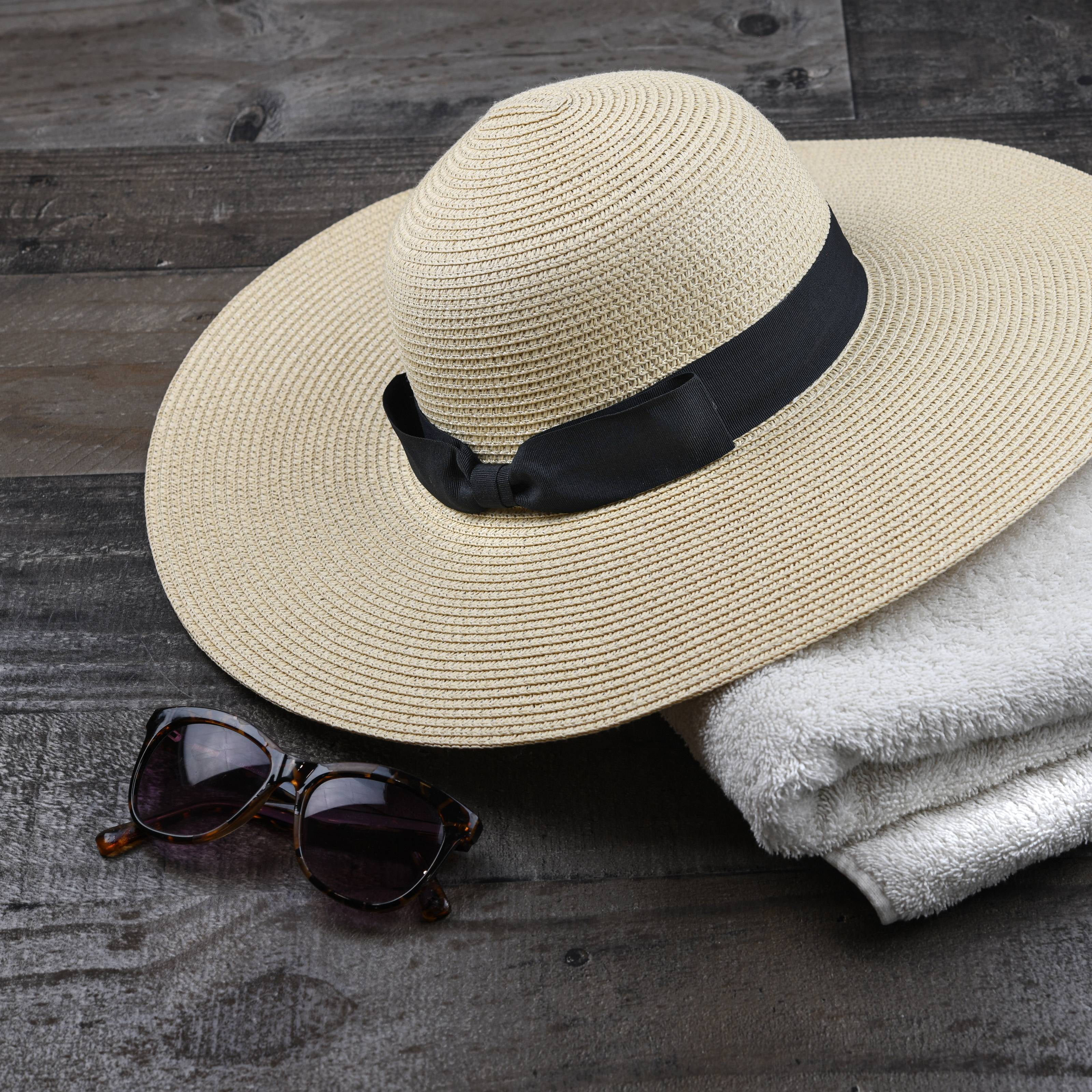 Large Floppy Mesh Beach Sun Hats (2 pcs) Women main image 3
