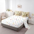 thumbnail image 5 of Feelyou Bird Flower Bedding Comforter Set 7pcs, Retro Chinese Style King Bedding Sets, 5 of 8