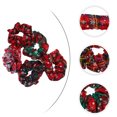 thumbnail image 3 of 5pcs Navidad Navidad Copos de nieve Pelo Scrunchies Pelo Elástico Scrunchy Corbatas Cuerdas, 3 of 7
