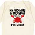 thumbnail image 4 of Inktastic My Grammy and Grandpa Love Me Boys or Girls Long Sleeve Baby Bodysuit, 4 of 5