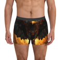 thumbnail image 1 of Fotbe Cool Black Eagle Calzoncillos Tipo Boxer con Bolsa de Soporte Total para Hombre, X-Temp Fresco, Transpirable y de Secado Rápido-Small, 1 of 5