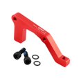 thumbnail image 2 of Colaxi Disc Brake Bracket, Bike Disc Adapter, Mountain Road Bikes R230 Disc Brake Systems Caliper Post Mount Adapter Replace Red, 2 of 8