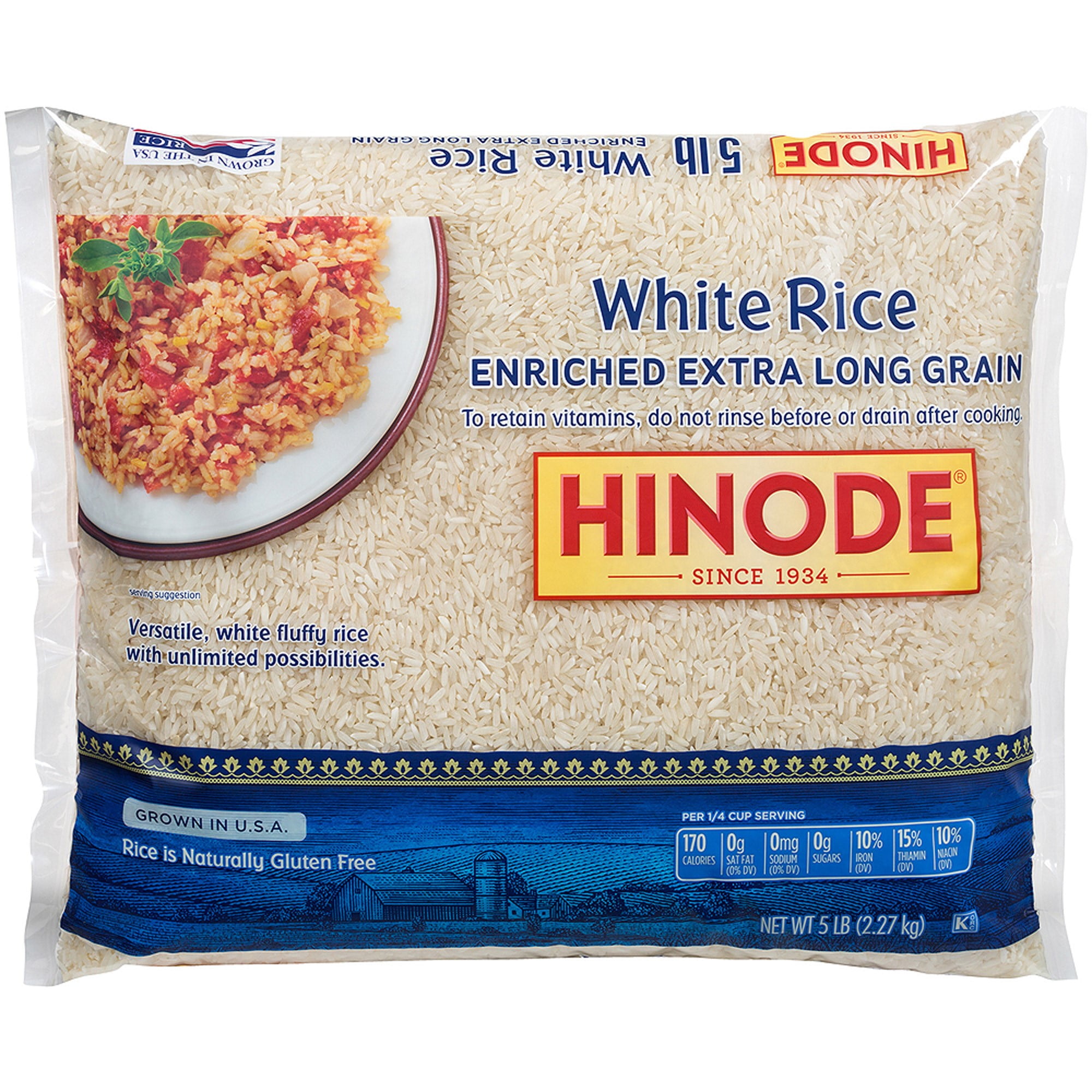 Hinode Long Grain White Rice, 80 oz