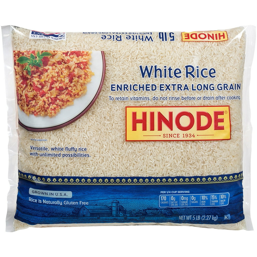 Hinode Long Grain White Rice, 80 Oz