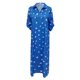 thumbnail image 4 of Gibobby Vestido Mujer Casual de Playa Verano Vestido de mujer de manga media con estampado de informal con cuello largo para mujer(Azul,XL), 4 of 5