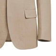 thumbnail image 6 of Husipze Men's Casual Blazer Single Button Business Suit Jackets Long Sleeve Lapel Open Front Lightweight Unlined Sport Coat with Pockets Khaki M, 6 of 6