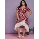 thumbnail image 2 of Vestido de alta calidad con estampado floral de talla grande Rosegal Vestidos Estampados Tallas Grandes, 2 of 5