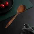 thumbnail image 5 of Japanese Style Wooden Spoons Set - Long Handle Wood Soup & Serving Spoons For Cooking, Mixing & Eating, Natural Teakwood Utensils For Kitchen & Dining (18Cm), 5 of 6