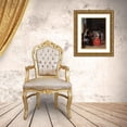 thumbnail image 3 of Jacob Ochtervelt 20x23 Gold Ornate Framed and Double Matted Museum Art Print Titled - A Musical Company (C. 1668), 3 of 4