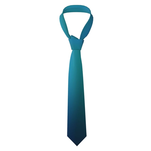 Balery Blue to turquoise Corbata Clásica de Seda para Hombre, Corbata Tejida Jacquard, Corbatas Formales para Negocios y Bodas