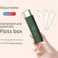 thumbnail image 2 of Princess Pink Patented Dental Floss Dispenser: Compact, Portable Automatic Pop-Up Storage Box with Large Capacity, Durable Material & Easy-to-Use Design for Travel and Daily Oral Care, 2 of 6