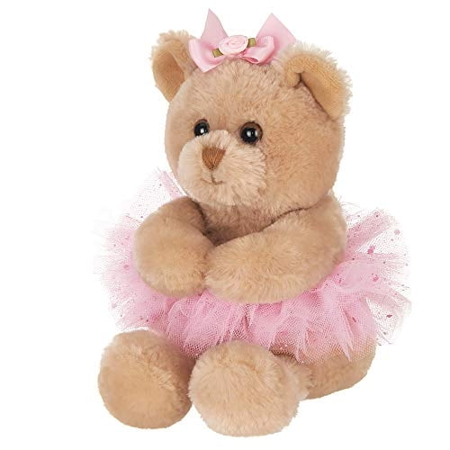 Bearington Bella Plush Ballerina Ballerina Animal Beats Beaty Bear, 6 pulgadas Bearington Collection Bearington Collection