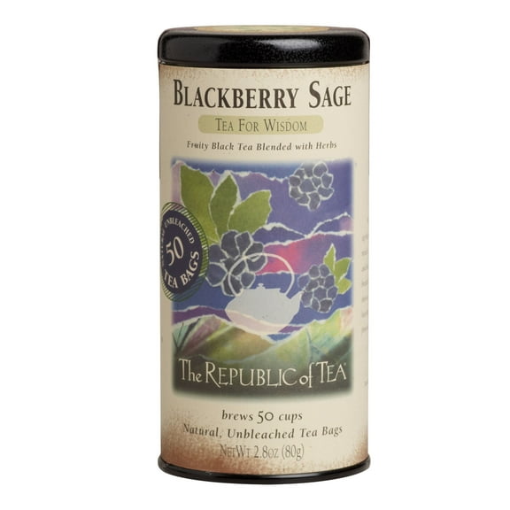 The Republic Of Tea Blackberry Sage Black Tea 2.8 oz.