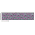 thumbnail image 3 of Ambesonne Floral Fabric by the Yard Upholstery, Pinkish Flowers Repeating, 5 Yards, Pale Purple and Cadet Blue, 3 of 5