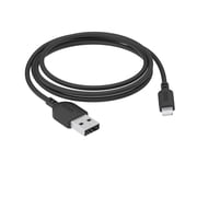 onn 3' Lightning to USB Charging Cable, Black